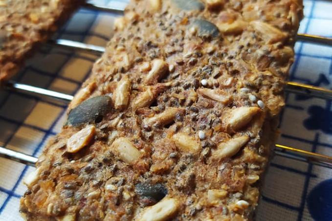 Pohankové slané semínkové krekry - bez lepku, mléka, vajec, sóji