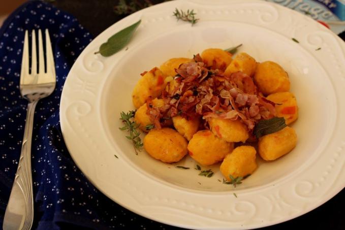 Dýňové podzimní noky ve slané variantě – bez lepku, laktózy, vajec