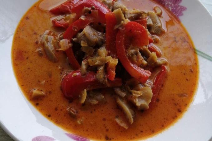 Guláš z hlivy ustricovej