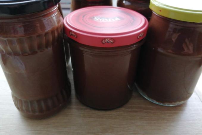 Domáca nutella z jabĺk