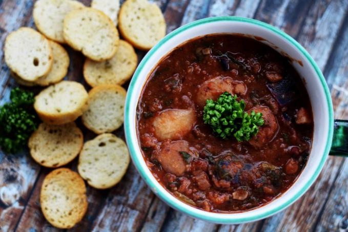 Zimní hutná zahřívací Minestra – bez lepku, mléka i vajec