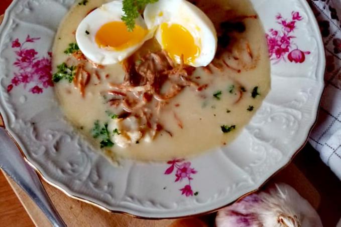 Květáková polévka s celerovou slámou - LC