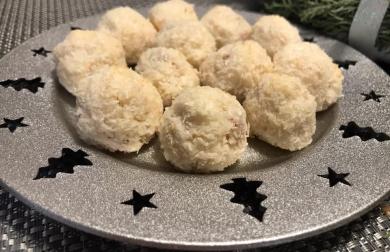 Pečené kokosové kuličky bez cukru - LC