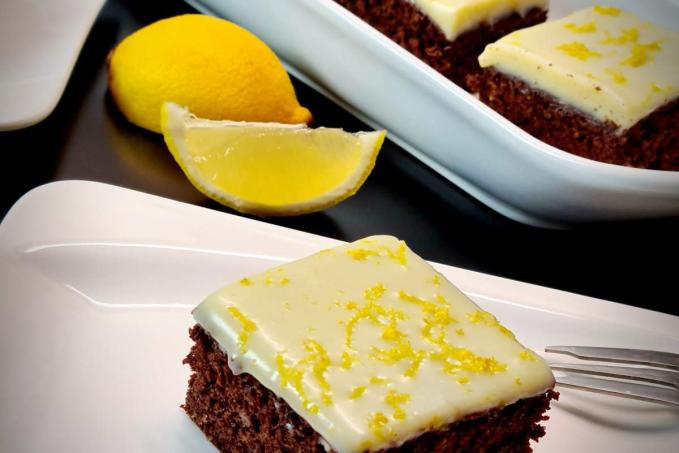 PERNÍK s citrónovou polevou z BÍLÉ čokolády - LC