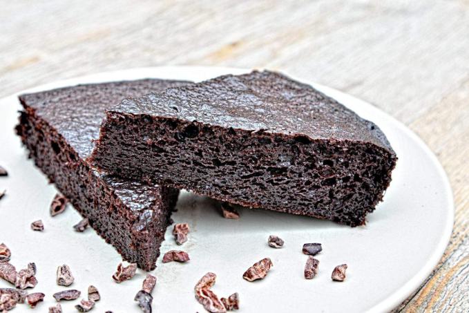 Čokoládová proteinová buchta bez mouky