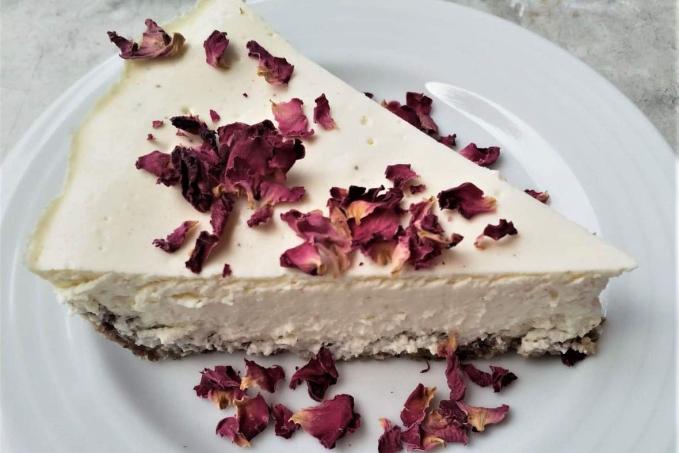Tvarohový koláč low carb - cheesecake