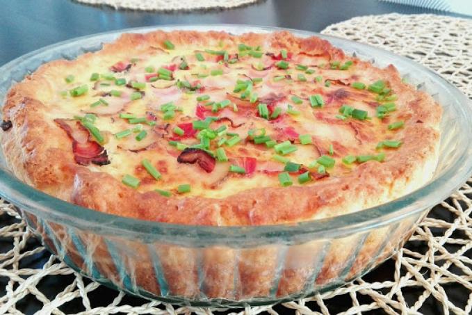 Sýrovo-cibulový koláč