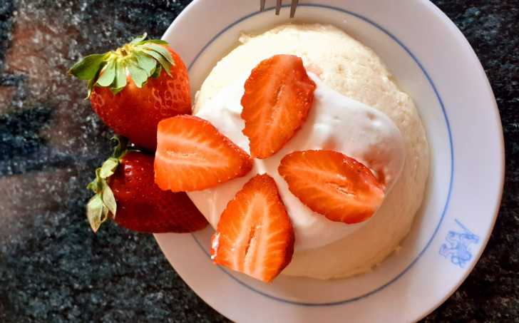 Pečený tvaroh s máslem