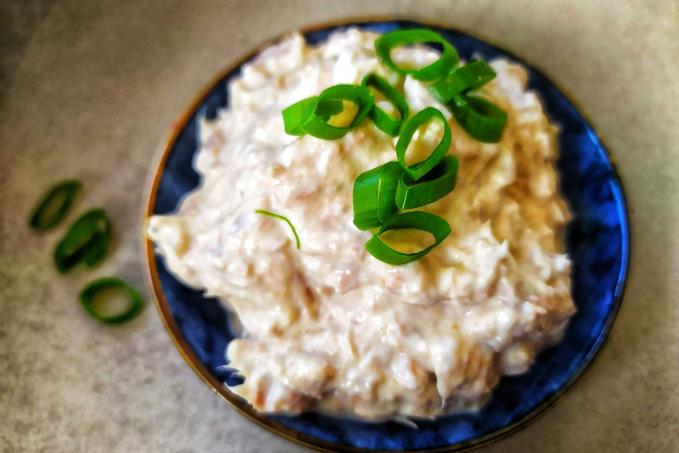 Tvarohová pomazánka s tuňákem