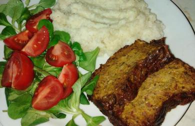 Pečená sekaná z hlívy ústřičné