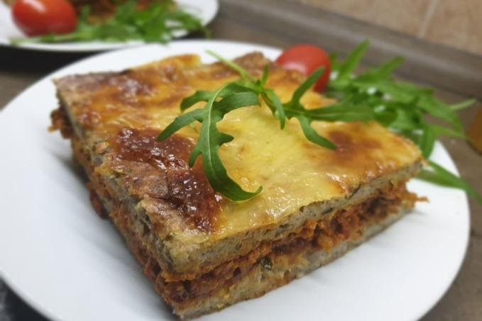 Cuketový koláč s mletým masem - LC