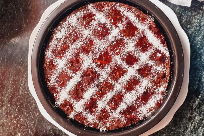 Kakaovo-ořechový koláč LC