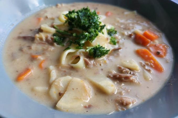 Husí kaldoun z pomalého hrnce