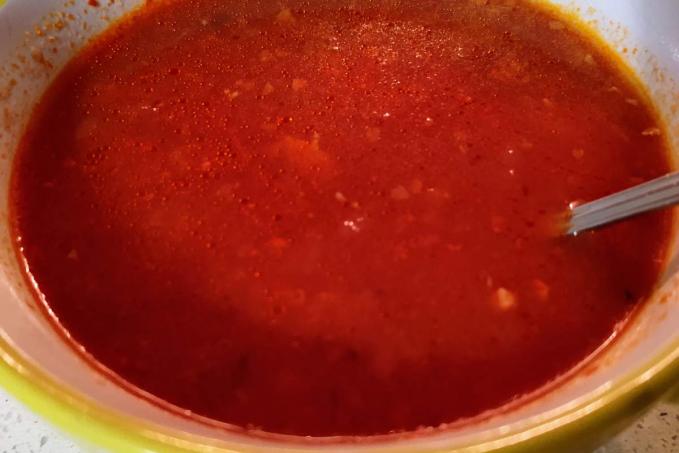 Rajská polévka s pohankou