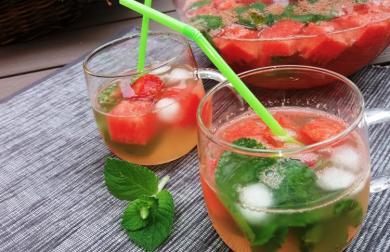 Melounové nealko mojito