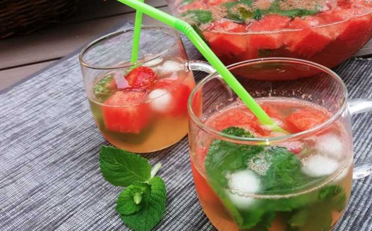 Melounové nealko mojito