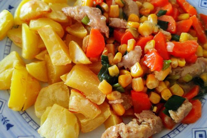 Sójové maso se zeleninou