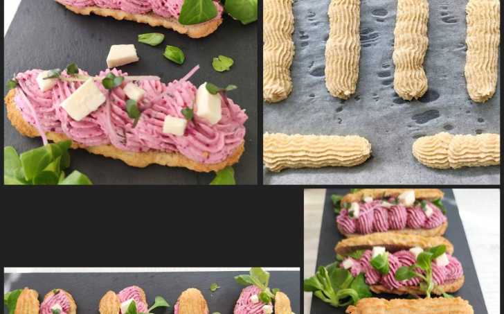 Éclair - banánky s tvarohovořepnou pomazánkou