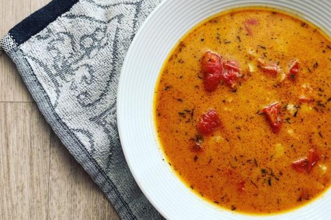 Tomyum krevetová polévka