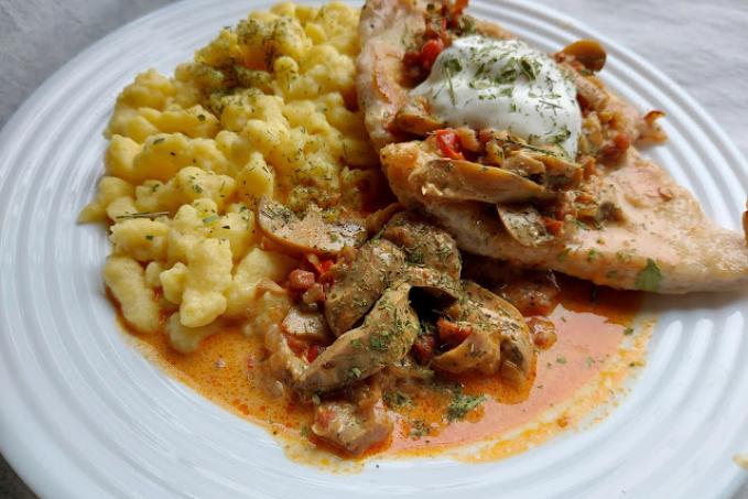 Bakoňská vepřová pečeně