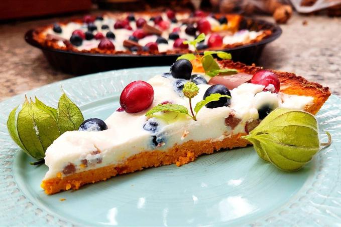 Dýňový koláč s tvarohem