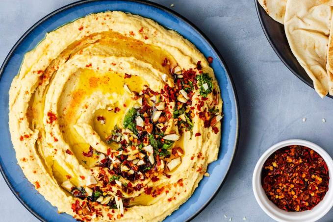 Orientální hummus z bílých fazolí