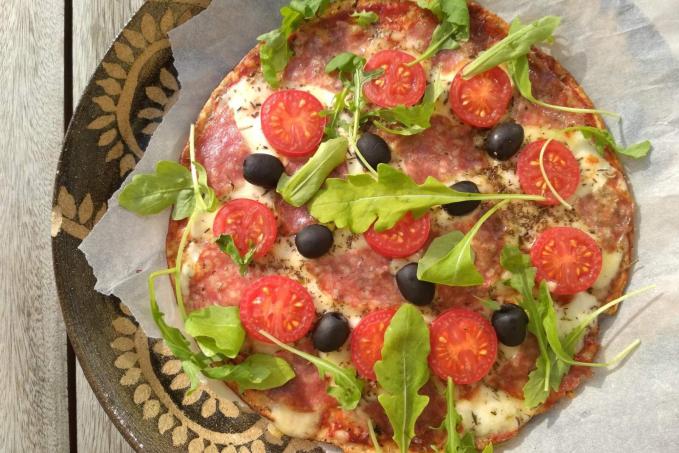 Tvarohová pizza - korpus