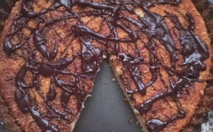 Kokosový koláč s čokoládou - LC