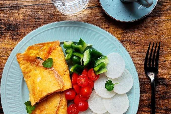 Sýrovo-vaječný wrap