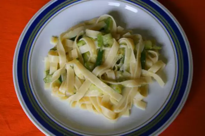 Fettuccine s cuketou