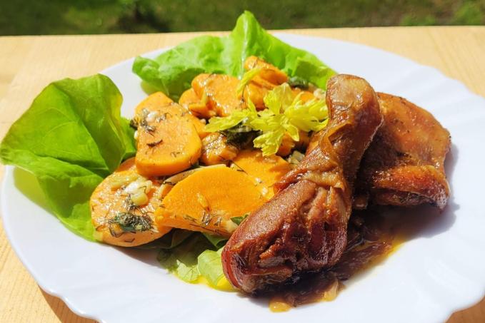 BATÁTOVÝ "VÍDEŇSKÝ" SALÁT