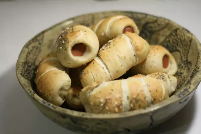 Veganské párky v těstíčku