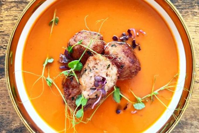 Rajská omáčka s masovými koulemi