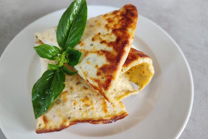 Tortilla nebo wrap z cottage sýra