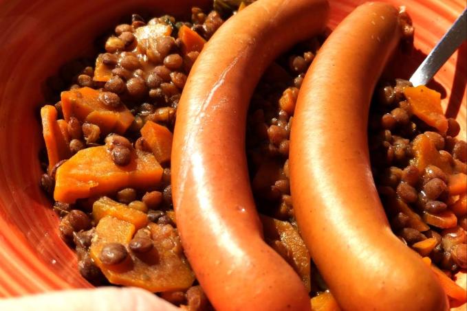 Horská čočka s mrkví