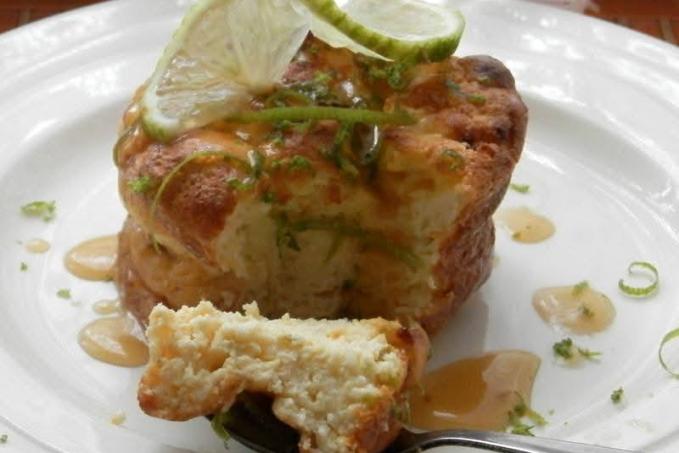 Tvarohovo-limetkové suflé