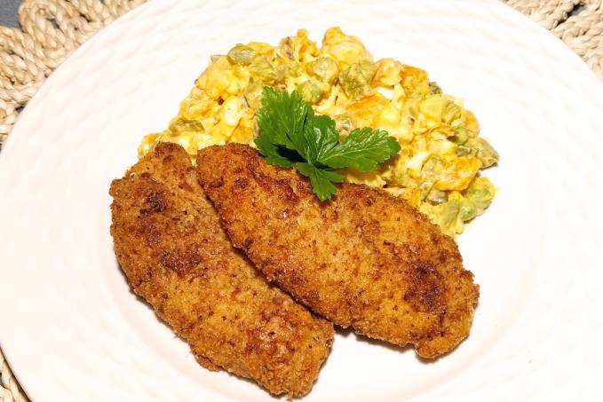 Kuřecí řízky a dýňový salát - LC