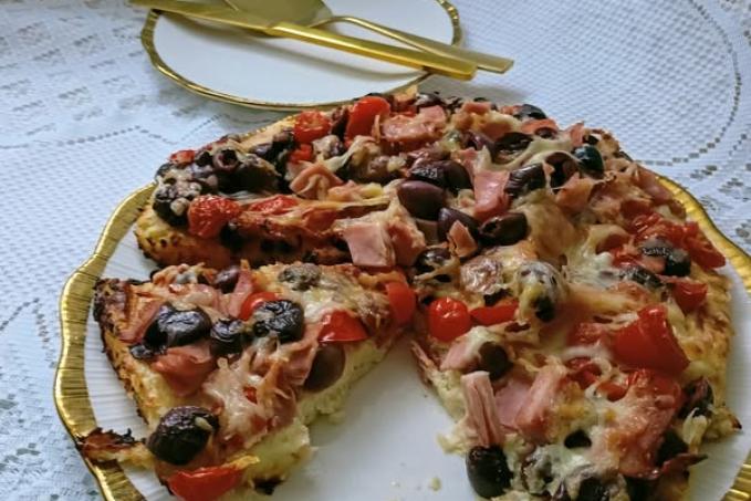 Květákový koláč á la pizza