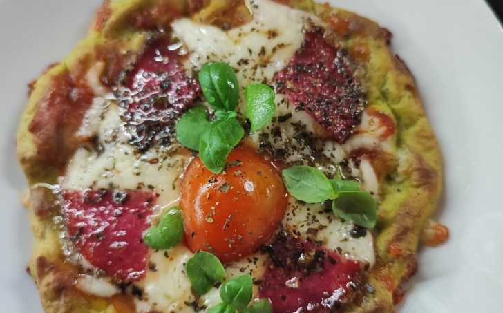 Avokádová mini pizza