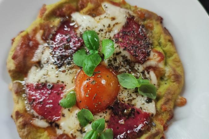 Avokádová mini pizza