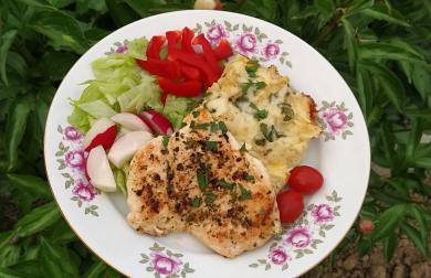 Kuřecí prsa se zapečeným květákem - LC