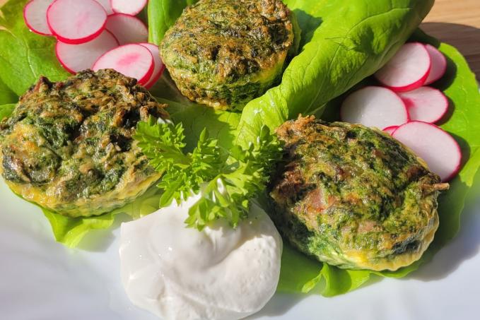 ŠPENÁTOVÉ MUFFÍNY