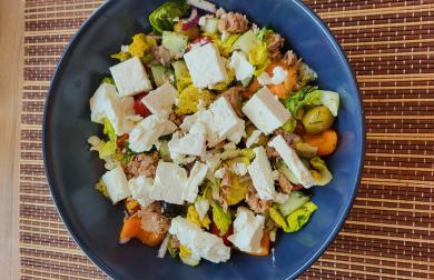 Grecky tuniakovy salat