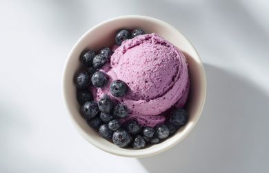 Zdravá borůvková zmrzlina za 5 minut