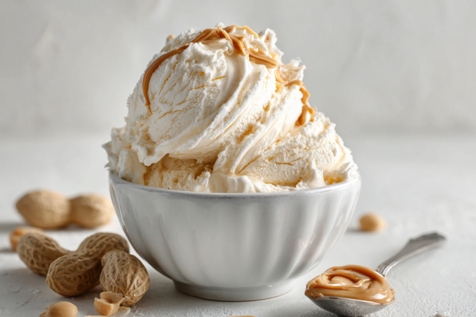 Zmrzlina slaný arašíd