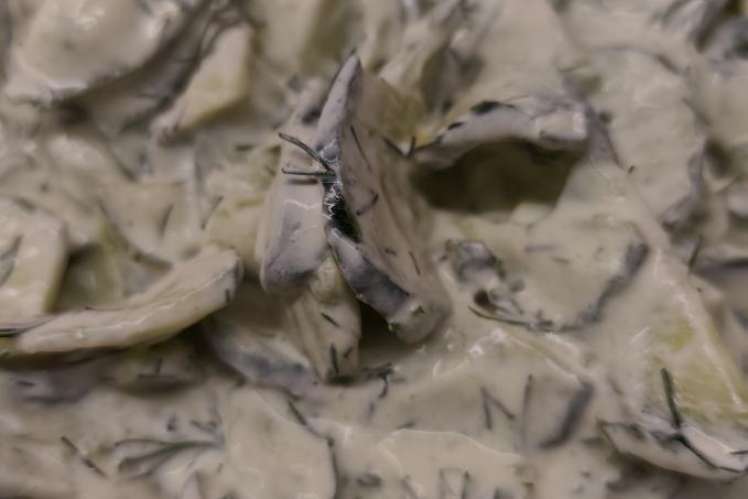 Mizérie - okurkovy salát na polský spusob