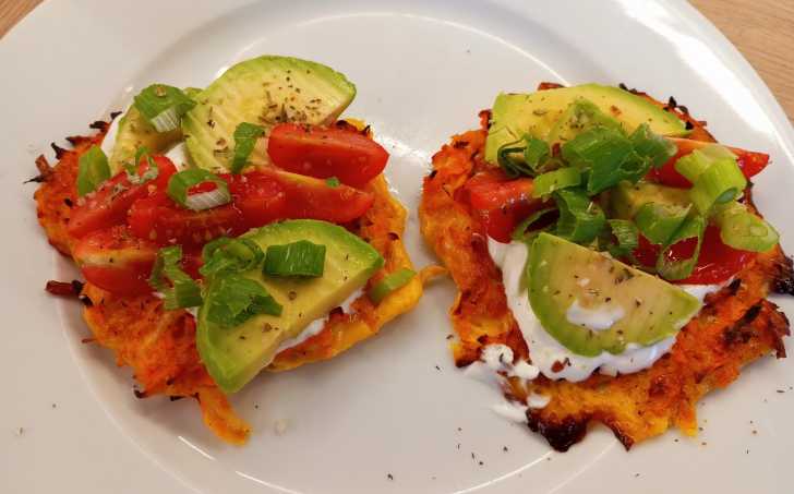 Mrkvové placky obložené - LC