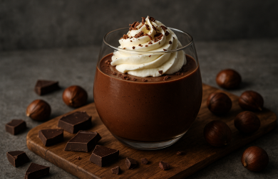 Čokoládovo-kaštanová pěna