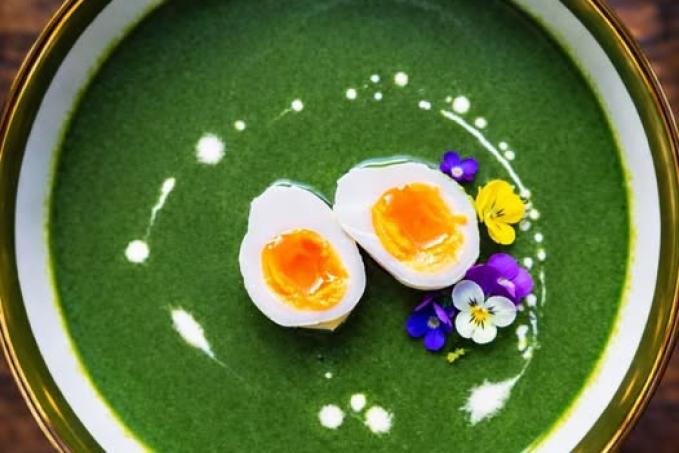 Špenátová polévka