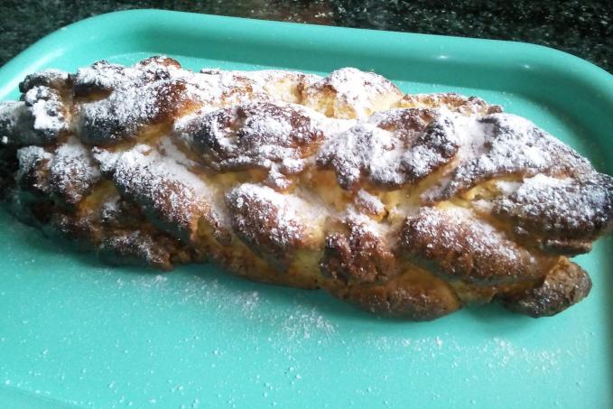 Vánočka - tvarohová bezlepková